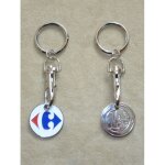 Porte cl�s avec jeton pour caddie