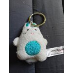 Porte - cl� lapin en peluche blanc