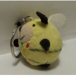 Porte cl�s peluche mi ours mi abeille - 5cm