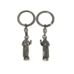 Porte cle saint padre pio - statuette