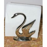 Porte serviettes de table ancien, cuivr� / argent�, art d�co