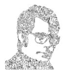Portrait de stephen king. ( shining carrie misery maine ecrivain thriller)