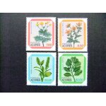 Portugal a�ores 1981 flores regionales fleurs r�gionales yvert n� 334 / 337 * * mnh