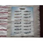 Poster : avions de la seconde guerre mondiale