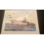 Poster porte avion lafayette avions dessin arr