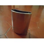 Pot a crayon 'haricot' alliage argent