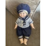Poup�e en porcelaine faux jumeaux style marin