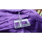 Pr�sentoir, stand, support en plastique transparent. 7x4. 1cm & 5 cm de haut. en 2 parties. parfait pour ...