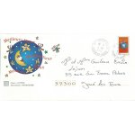 Pr�t - a - poster - enveloppe pr� - timbr�e meilleurs voeux 2001