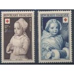 Au profit de la croix rouge : tableaux de quentin de la tour et le ma�tre du moulins la paire ann�e 1951 ...