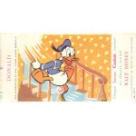 Prospectus cartonn� pour le savon cadum, sur support walt disney / donald