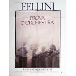 Prova d orchestra - veritable affiche de cin�ma pli�e - format 120x160 - de federico fellini avec nino ...