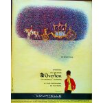 (pub) publicite ancienne (mars 1963) pour les vetements   overlon   en   courtelle