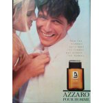 (pub) publicit� ancienne (novembre 1995) pour l'eau de toilette   azzaro pour homme