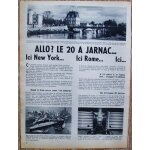 Publcite ancienne (decembre 1956) pour le cognac fine champagne napoleon   courvoisier   avec un reportage ...