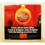 Publicit� am�ricaine ancienne (avril 1979) pour le lustreur de carosserie shines sun de simoniz - 270 ...