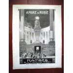 Publicit� ancienne 1920. ambre de nubie. rams�s 30, rue d'hauteville paris