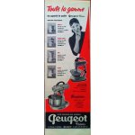 Publicite ancienne (avril 1957) pour la gamme des moulins a cafe electriques et les mixeurs peugeot ... Publicite ancienne (avril 1957) pour la gamme des moulins a cafe electriques et les mixeurs peugeot ...