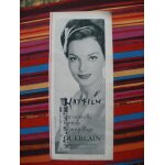 Publicit� ancienne (avril 1963) pour le maquillage mat film de guerlain (98champs elys�e a paris) - publicit� ...
