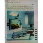 Publicit� ancienne (d�cembre 2001) pour la nouvelle gamme home cin�ma dvd   pioneer   avec le lecteur ...