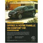 Publicit� ancienne (d�cembre 2011) pour le nouvel  opel zafira tourer