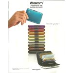 Publicit� ancienne (d�cembre 2011) pour les portefeuilles su�dois en aluminium  �rgon designs