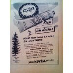 Publicite ancienne (fevrier 1957) pour la creme solaire   nivea
