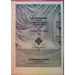 Publicite ancienne (fevrier 1957) pour la marque   telefunken   qui a realise la sonorisation d'ambiance ...