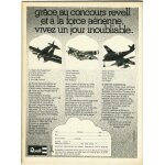 Publicit ancienne issue de la revue  spirou  de juin 1974 pour les maquettes d'avions  revell  avec ...