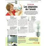 Publicit ancienne (janvier 1989) pour les ampoules halognes osram