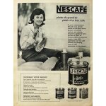 Publicite ancienne (juillet 1960) pour le cafe soluble   nescafe