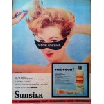 Publicite ancienne (juillet 1960) pour le shampooing   sunsilk   integral et familial