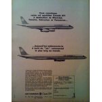 Publicite ancienne (juin 1968) pour la compagnie aerienne   air canada   et son nouvel avion   douglas ...