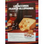Publicit� ancienne (juin 1980) pour le fromage  emmental bavarois  - maison de l'allemagne 45 rue charron ...