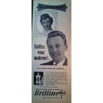 Publicite ancienne (mai 1958) pour la brillantine   brilline de stral