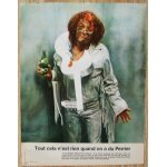 Publicite ancienne (mai 1972) pour la boisson gazeuse   perrier
