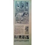 Publicite ancienne (mars 1957) pour la laque   spray net d' helene curtis