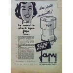 Publicite ancienne (novembre 1956) pour le moulin a cafe electrique   japy junior