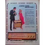 Publicite ancienne (novembre 1964) pour le recepteur radio   schneider