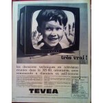 Publicite ancienne (novembre 1964) pour le televiseur   xs 60   orientable et avec telecommande de   ...
