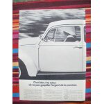 Publicit� ancienne (octobre 1970) pour la  coccinelle volkswagen 1200