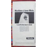 Publicit ancienne (octobre 1970) pour la machine a laver  miele  (le coudray - 9 avenue albert einstein ...