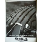 Publicit� ancienne  pneus goodrich - colombes  - 1934 - l'illustration