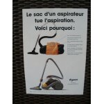 Publicit� ancienne (septembre 1997) pour l'aspirateur sans sac   dyson