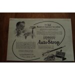 Publicit� ann�es 1914 rasoir de s�ret� autostrop