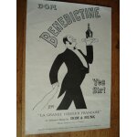 Publicit� ann�e 1925 la grande liqueur benedictine egalement d�nomm�e dom&munk illustrateur sem