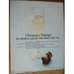 Publicit annes 1950 / 1960 champagne taittinger ne serait - ce qu'une fois dans votre vie