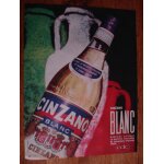 Publicit� ann�es 1950 / 1960 cinzano blanc recette italienne de francesco cinzano
