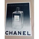 Publicit� eau de cologne n5 de chanel n22 bois de iles cuir de russie gard�nia