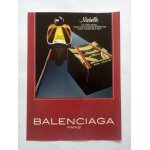 Publicit papier ancienne (dcembre 1980) pour l'eau de toilette  michelle de balenciaga